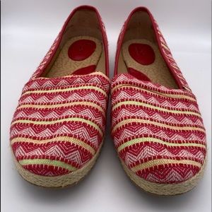 Born Concept Franki Espadrille Pink Slip on SZ 11